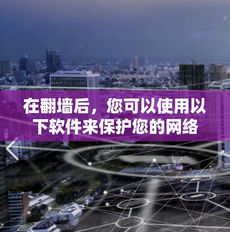 在翻墙后，您可以使用以下软件来保护您的网络环境和数据安全。这些工具可以帮助您管理网络流量、防止网络攻击、加密数据、访问控制等