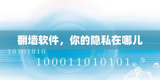 翻墙软件，你的隐私在哪儿