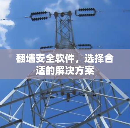 翻墙安全软件，选择合适的解决方案