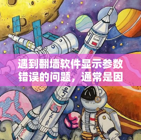 遇到翻墙软件显示参数错误的问题，通常是因为参数设置有问题，或者网络环境不好。以下是一些可能的原因和解决步骤