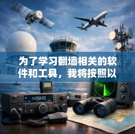 为了学习翻墙相关的软件和工具，我将按照以下步骤进行