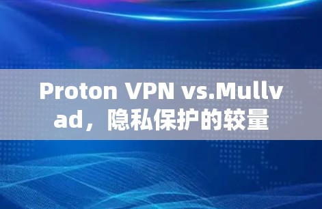 Proton VPN vs.Mullvad，隐私保护的较量