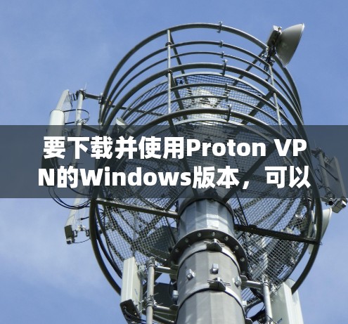 要下载并使用Proton VPN的Windows版本，可以按照以下步骤操作