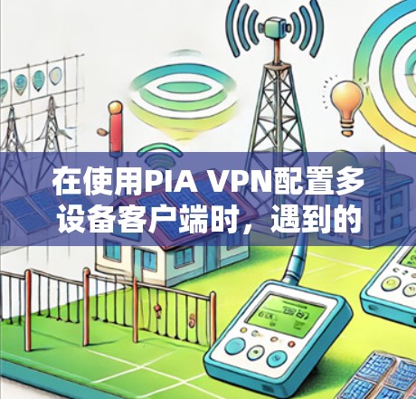 在使用PIA VPN配置多设备客户端时，遇到的问题可以通过以下步骤逐步解决