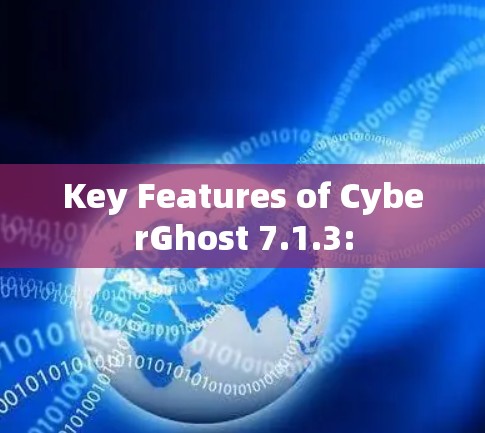Key Features of CyberGhost 7.1.3: